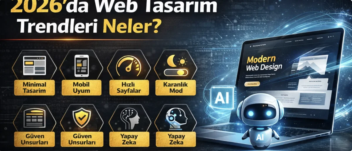 2026 Yılı Web Tasarım Trendleri ve Minimalizm: Geleceğin Dijital Deneyimi