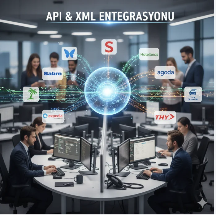 تكامل واجهات البرمجة API ومحركات الحجز لقطاع السياحة والفنادق في موغلا | ناول سوفت